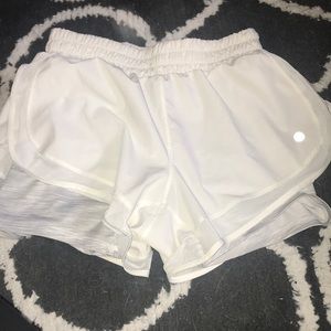 White Active Shorts